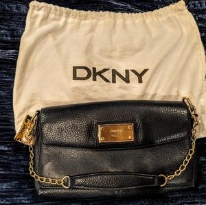 DKNY genuine leather wristlet